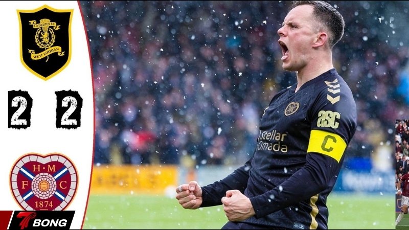 Hearts hòa Livingston trong thất vọng